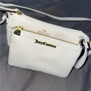 Juicy Couture Elegant White Crossbody Bag